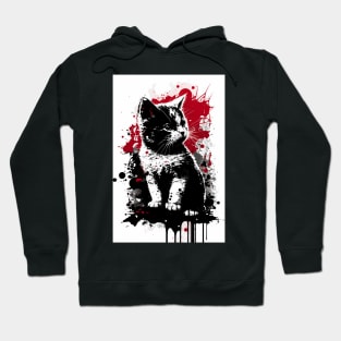 Munchkin Cat Portrait Hoodie